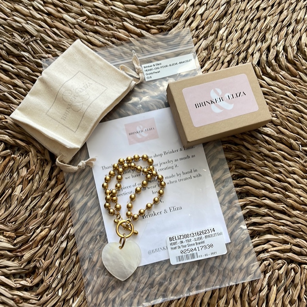 Brinker & Eliza Heart On Your Sleeve bracelet